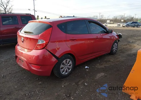 2015 Hyundai Accent Gs from USA, damaged, VIN KMHCT5AE5FU227029